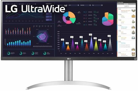 LG 34WQ65X-W computer monitor 86,4 cm (34&quot;) 2560 x 1080 Pixels UltraWide Quad HD LCD Grijs