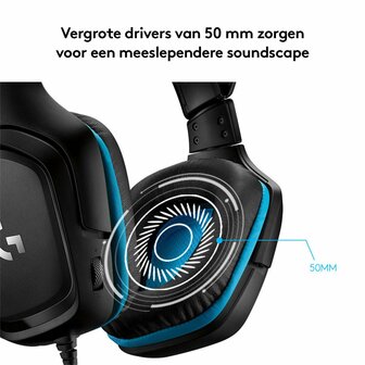 Logitech G G432 7.1 Surround Sound Wired Gaming Headset