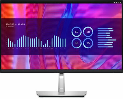 DELL P Series P2723DE 68,6 cm (27&quot;) 2560 x 1440 Pixels Quad HD LCD Zwart