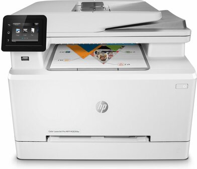 HP Color LaserJet Pro MFP M283fdw, Printen, kopi&euml;ren, scannen, faxen, Printen via USB-poort aan voorzijde; Scannen naar e-mail; Dubbelzijdig printen; ADF voor 50 vel ongekruld