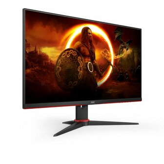 AOC 24G2SAE/BK computer monitor 60,5 cm (23.8&quot;) 1920 x 1080 Pixels Full HD Zwart, Rood