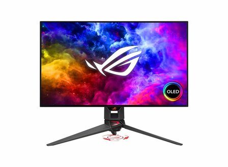 ASUS ROG Swift OLED PG27AQDM computer monitor 67,3 cm (26.5&quot;) 2560 x 1440 Pixels Wide Quad HD Zwart