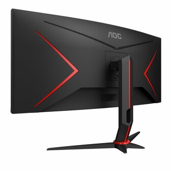 AOC G2 CU34G2X/BK computer monitor 86,4 cm (34&quot;) 3440 x 1440 Pixels Quad HD LED Zwart, Rood