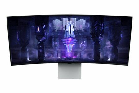 Samsung Odyssey Neo G8 LS34BG850SUXEN computer monitor 86,4 cm (34&quot;) 3440 x 1440 Pixels UltraWide Quad HD OLED Zilver