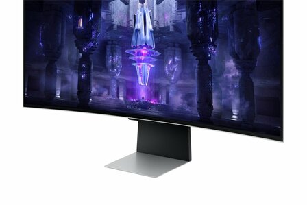 Samsung Odyssey Neo G8 LS34BG850SUXEN computer monitor 86,4 cm (34&quot;) 3440 x 1440 Pixels UltraWide Quad HD OLED Zilver