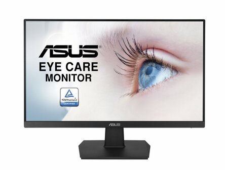 Mon ASUS VA24ECE Zwart / 23.8&quot; IPS 75HZ / HDMI, USB 3.2