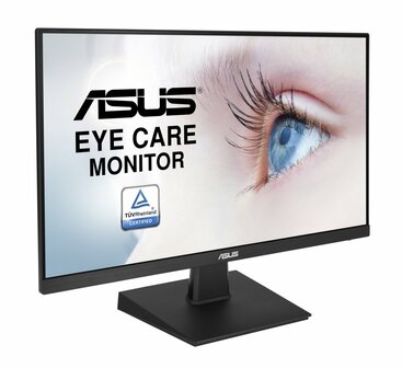 Mon ASUS VA24ECE Zwart / 23.8&quot; IPS 75HZ / HDMI, USB 3.2