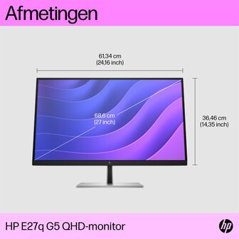 HP E27Q G5 27&quot; | 2560x1440 IPS | 75Hz | Monitor