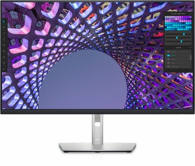 DELL P Series P3223QE computer monitor 80 cm (31.5&quot;) 3840 x 2160 Pixels 4K Ultra HD LCD Zwart