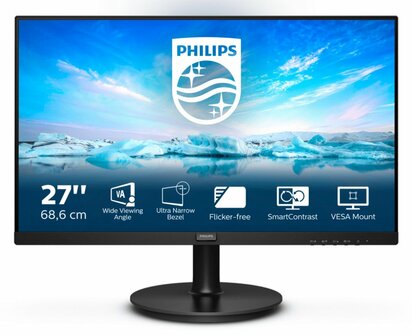 Philips V Line 271V8L/00 LED display 68,6 cm (27&quot;) 1920 x 1080 Pixels Full HD Zwart OPEN BOX