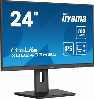 iiyama ProLite computer monitor 60,5 cm (23.8&quot;) 1920 x 1080 Pixels Full HD LED Zwart