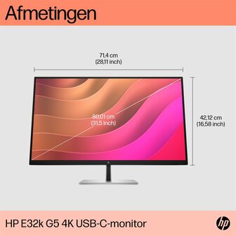 HP E32k G5 4K USB C-monitor