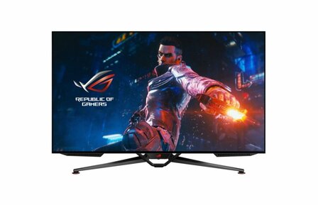 ASUS ROG Swift PG48UQ computer monitor 120,7 cm (47.5&quot;) 3840 x 2160 Pixels 4K Ultra HD OLED Zwart