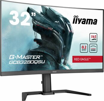 iiyama G-MASTER GCB3280QSU-B1 computer monitor 80 cm (31.5&quot;) 2560 x 1440 Pixels LED Zwart