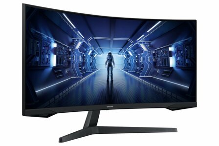 Samsung Odyssey C34G55TWWP computer monitor 86,4 cm (34&quot;) 3440 x 1440 Pixels UltraWide Dual Quad HD LED Zwart