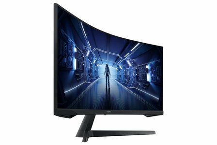 Samsung Odyssey C34G55TWWP computer monitor 86,4 cm (34&quot;) 3440 x 1440 Pixels UltraWide Dual Quad HD LED Zwart