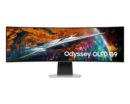 Samsung Odyssey LS49CG954SUXEN LED display 124,5 cm (49&quot;) 5120 x 1440 Pixels 5K Ultra HD OLED Zilver