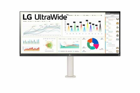 LG 34WQ68X-W computer monitor 86,4 cm (34&quot;) 2560 x 1080 Pixels Quad HD LCD Wit