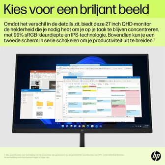 HP E27u G5 QHD USB C-monitor