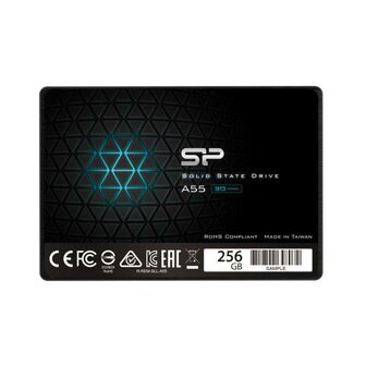 Silicon Power SP256GBSS3A55S25RR Power Ace A55RR SSD, 256GB, SATA3, 3D NAND, 550 MB/s