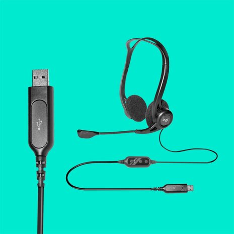 Logitech 960 USB Headset Hoofdband Zwart