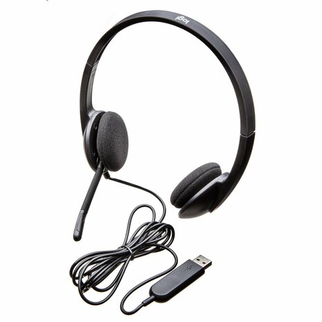 Logitech H340 USB Computer Headset Met digitale audio