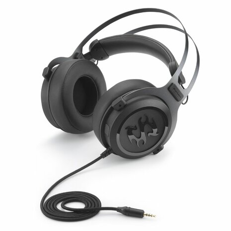 Sharkoon SKILLER SGH3 Headset Bedraad Hoofdband Gamen Zwart, Titanium