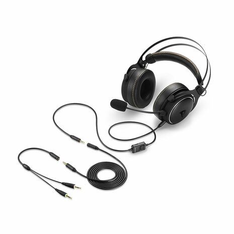 Sharkoon SKILLER SGH50 Headset Bedraad Hoofdband Gamen Zwart