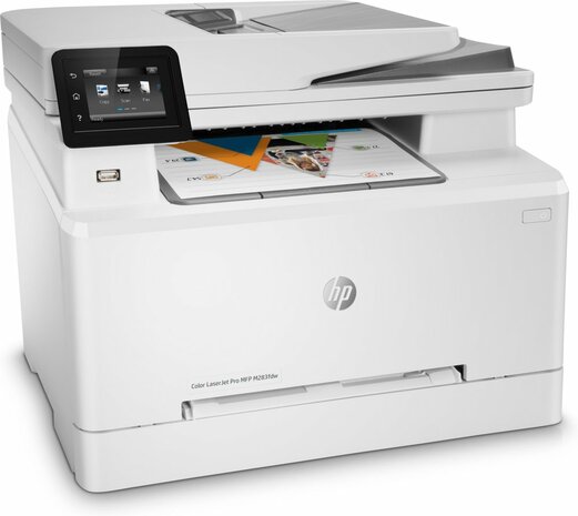 HP Color LaserJet Pro MFP M283fdw, Printen, kopiëren, scannen, faxen, Printen via USB-poort aan voorzijde; Scannen naar e-mail; Dubbelzijdig printen; ADF voor 50 vel ongekruld