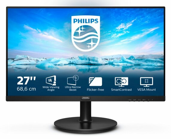 Philips V Line 271V8L/00 LED display 68,6 cm (27") 1920 x 1080 Pixels Full HD Zwart OPEN BOX