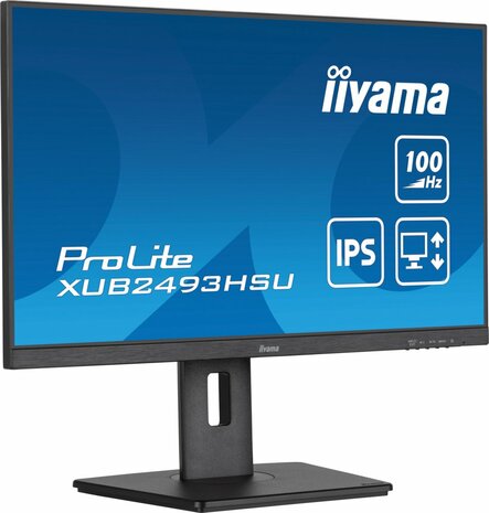 iiyama ProLite computer monitor 60,5 cm (23.8") 1920 x 1080 Pixels Full HD LED Zwart