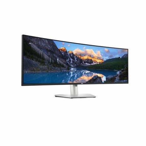 DELL UltraSharp U4924DW LED display 124,5 cm (49") 5120 x 1440 Pixels 5K Ultra HD LCD Zwart, Zilver