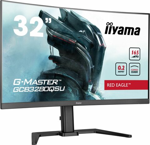 iiyama G-MASTER GCB3280QSU-B1 computer monitor 80 cm (31.5") 2560 x 1440 Pixels LED Zwart