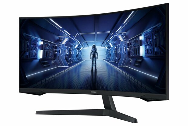 Samsung Odyssey C34G55TWWP computer monitor 86,4 cm (34") 3440 x 1440 Pixels UltraWide Dual Quad HD LED Zwart