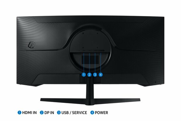 Samsung Odyssey C34G55TWWP computer monitor 86,4 cm (34") 3440 x 1440 Pixels UltraWide Dual Quad HD LED Zwart