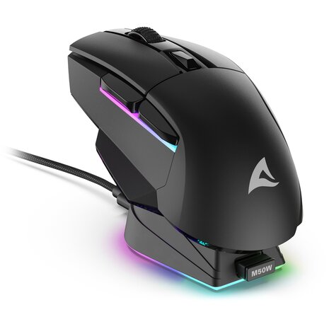 Sharkoon SKILLER SGM50W gaming muis draadloos