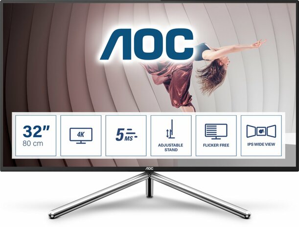 AOC U32U1 31.5" | 3840 x 2160 4K IPS | Monitor OPEN BOX