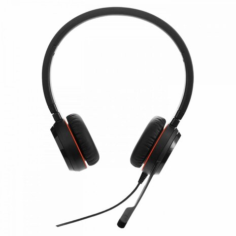 Jabra Evolve 20SE MS Stereo Bedraade USB On-Ear Headset (Zwart) Microsoft Teams Gecertificeerd