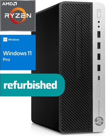 HP PC EliteDesk SFF AMD Ryzen3 2200G 32GB 256GB SSD Windows 11 Pro