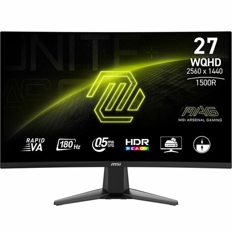 MON MSI 27CQ6F 27Inch QUAD HD 180HZ 1920x1080 0,5ms DP