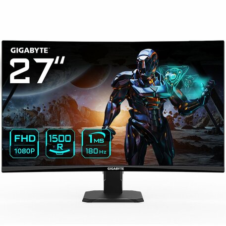 MON GIGABYTE 27Inch F-HD 180HZ 1MS 2 X HDMI DP